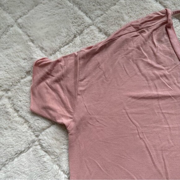 Victoria's Secret PINK | Short Sleeve Strappy Open Back Tee Shirt | Size Medium - Picture 4 of 10